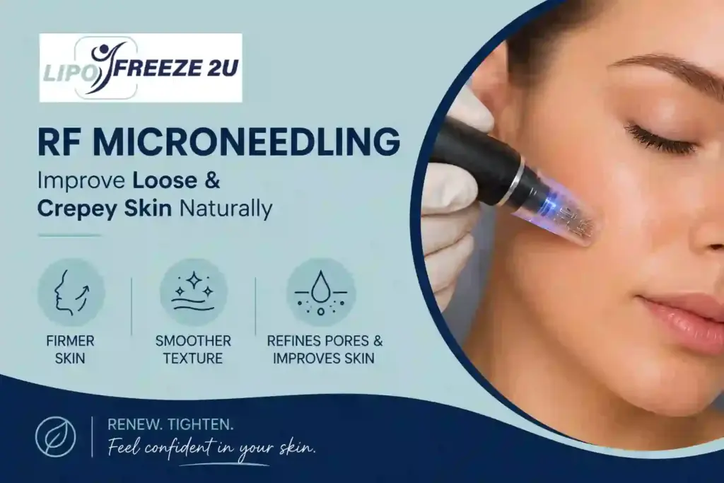 Can RF Microneedling Help Improve Loose and Crepey Skin Minehead?